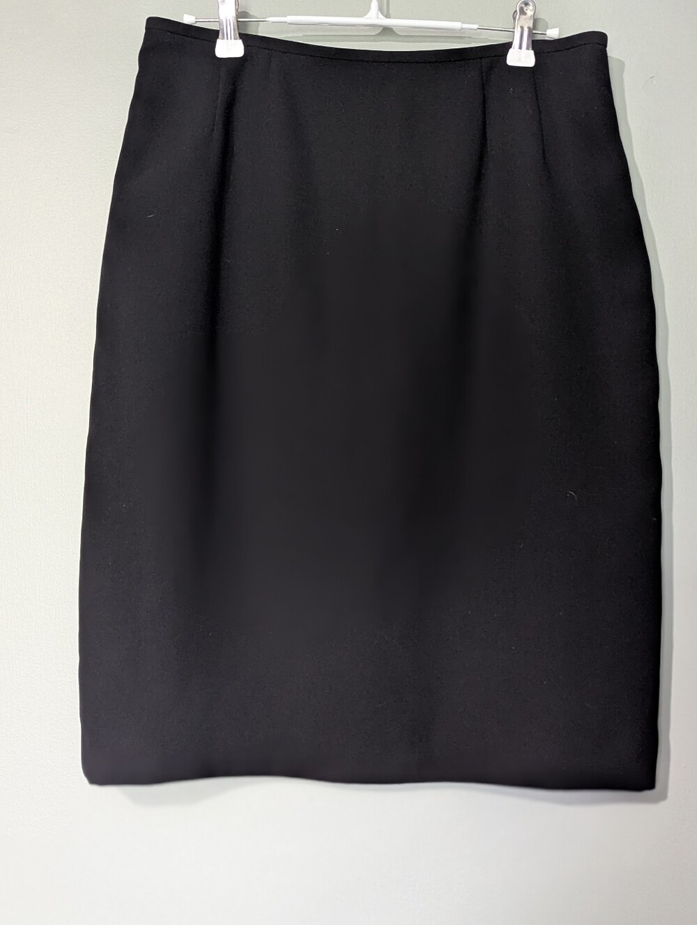 Le Suit Petite Classic Black Women's Pencil Skirt 90s Office Siren